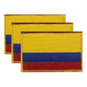 Colombia Flag PatchPack of 3