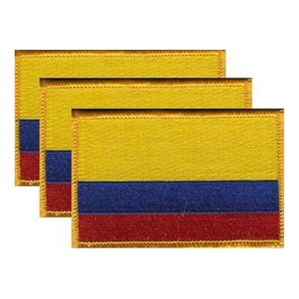 Colombia Flag PatchPack of 3