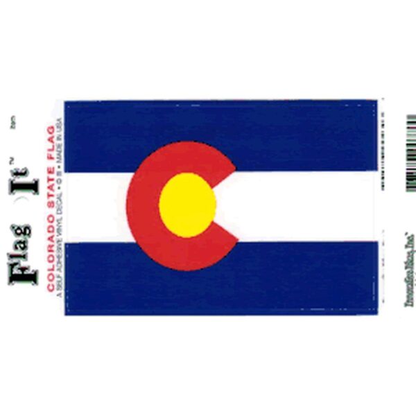 Colorado Flag DecalPack of 6