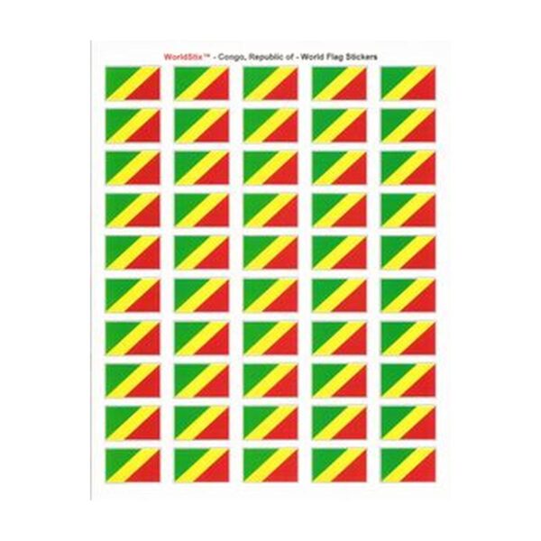 Congo, Republic of Sheet of 50 Stickers
