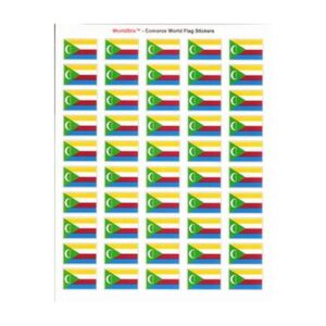 Comoros Sheet of 50 Stickers