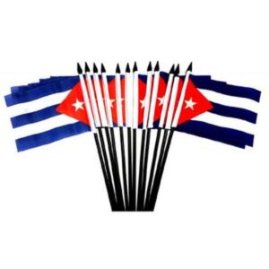 Cuba Miniature Flags – 12 Pack