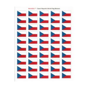 Czech Republic Sheet of 50 Stickers