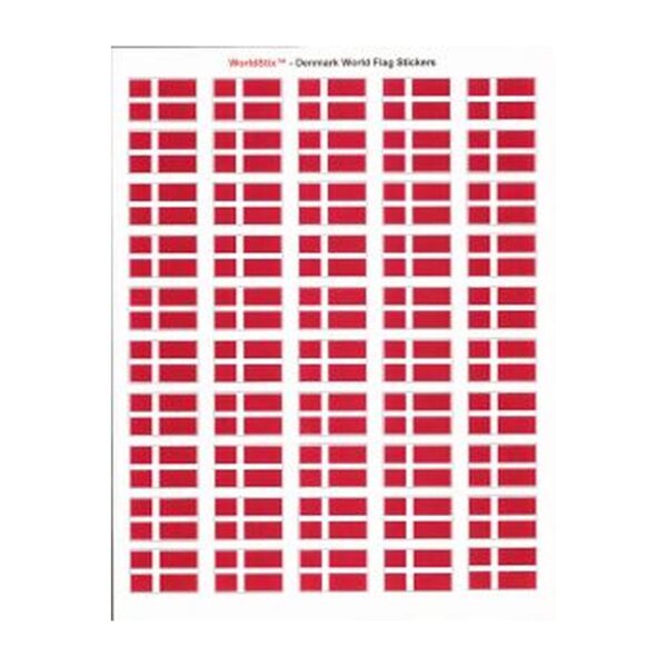 Denmark Sheet of 50 Stickers