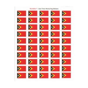 East Timor Sheet of 50 Stickers