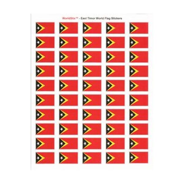 East Timor Sheet of 50 Stickers