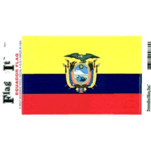 Ecuador Flag DecalPack of 6