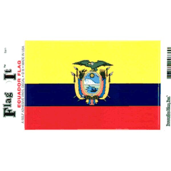 Ecuador Flag DecalPack of 6