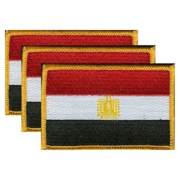 Egypt Flag PatchPack of 3