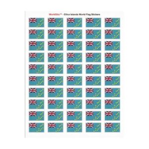 Ellice Islands Sheet of 50 Stickers