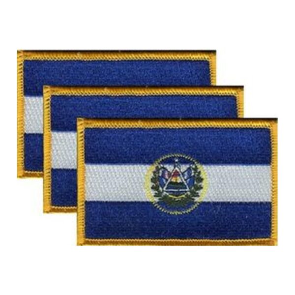 El Salvador Flag PatchPack of 3