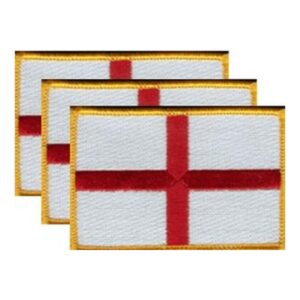 England Flag PatchPack of 3