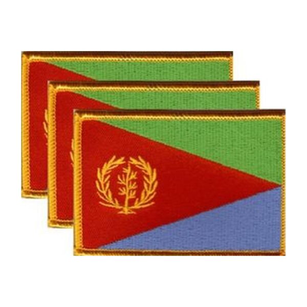 Eritrea Flag PatchPack of 3