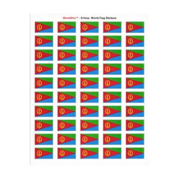 Eritrea Sheet of 50 Stickers