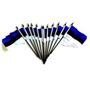 Estonia Miniature Flags – 12 Pack