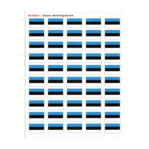 Estonia Sheet of 50 Stickers