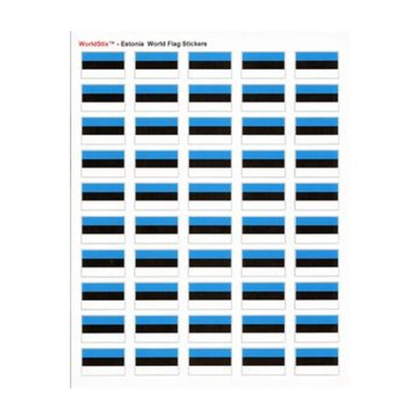 Estonia Sheet of 50 Stickers