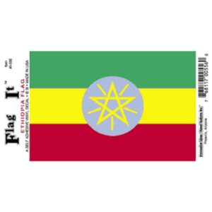 Ethiopia Flag DecalPack of 6