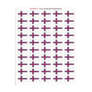 Faroe Islands Sheet of 50 Stickers