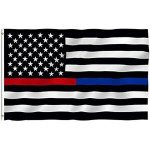 Fire and Police Memorial Polyester Flag