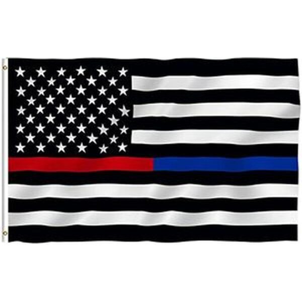 Fire and Police Memorial Polyester Flag