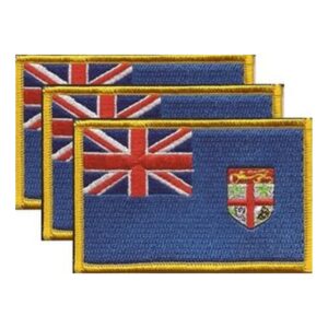 Fiji Flag PatchPack of 3