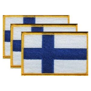Finland Flag PatchPack of 3