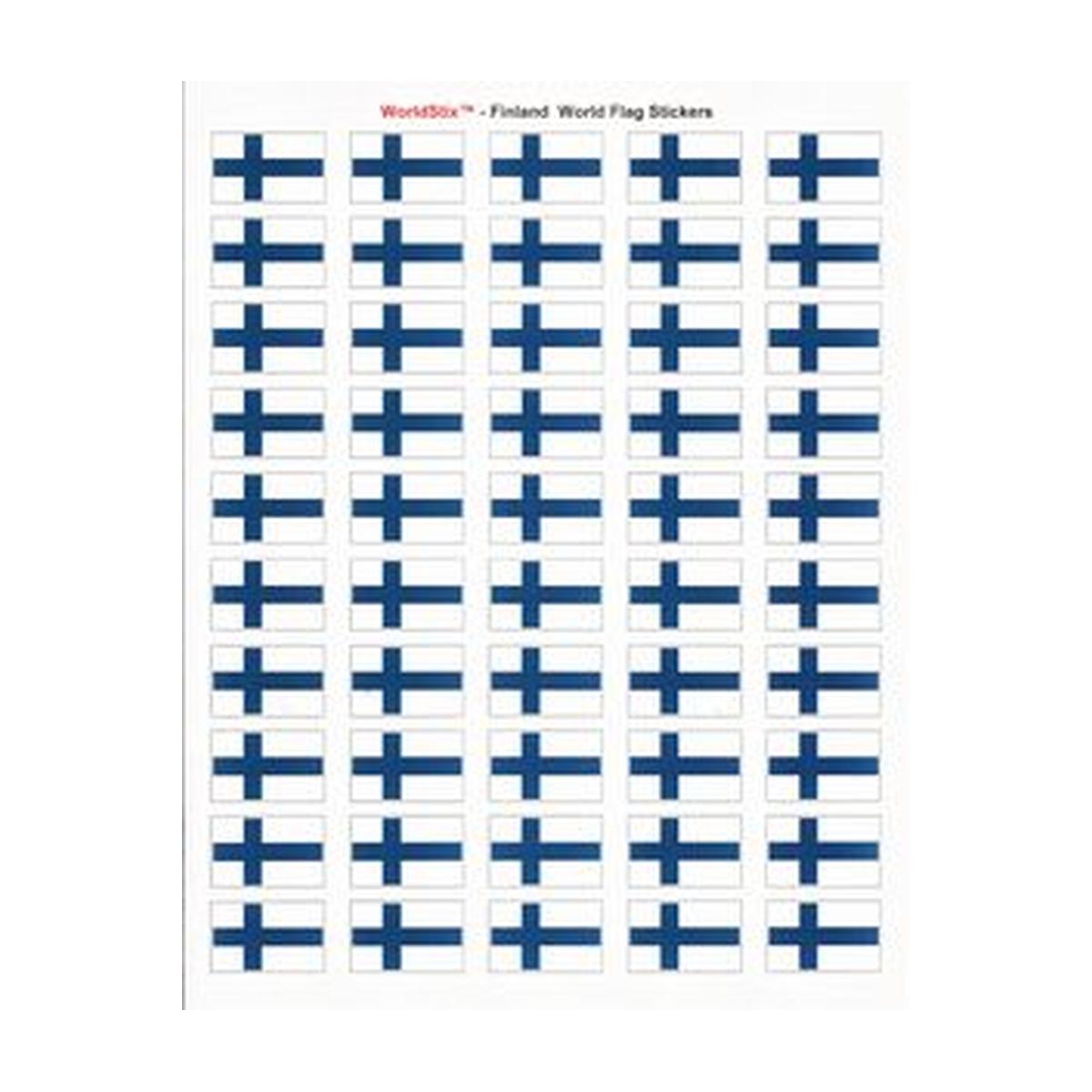 Finland Sheet of 50 Stickers