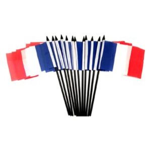 France Miniature Flags – 12 Pack