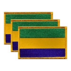 Gabon Flag PatchPack of 3