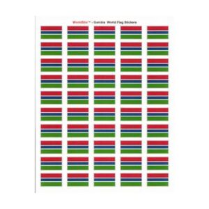 Gambia Sheet of 50 Stickers
