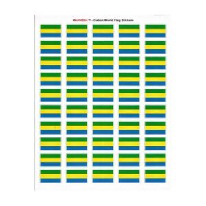 Gabon Sheet of 50 Stickers