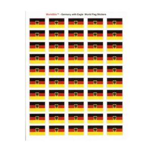 Germany Eagle Sheet of 50 Stickers