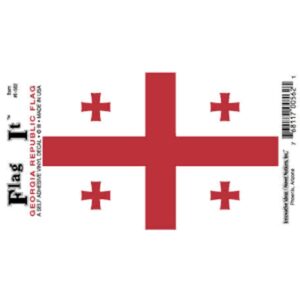 Georgia Republic Flag DecalPack of 6