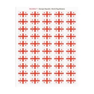 Georgia Republic Sheet of 50 Stickers