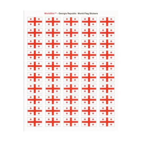Georgia Republic Sheet of 50 Stickers