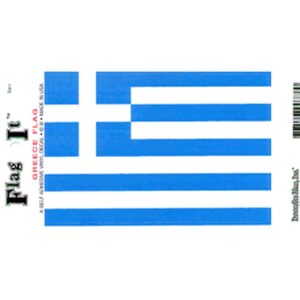 Greece Flag DecalPack of 6