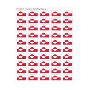 Greenland Sheet of 50 Stickers