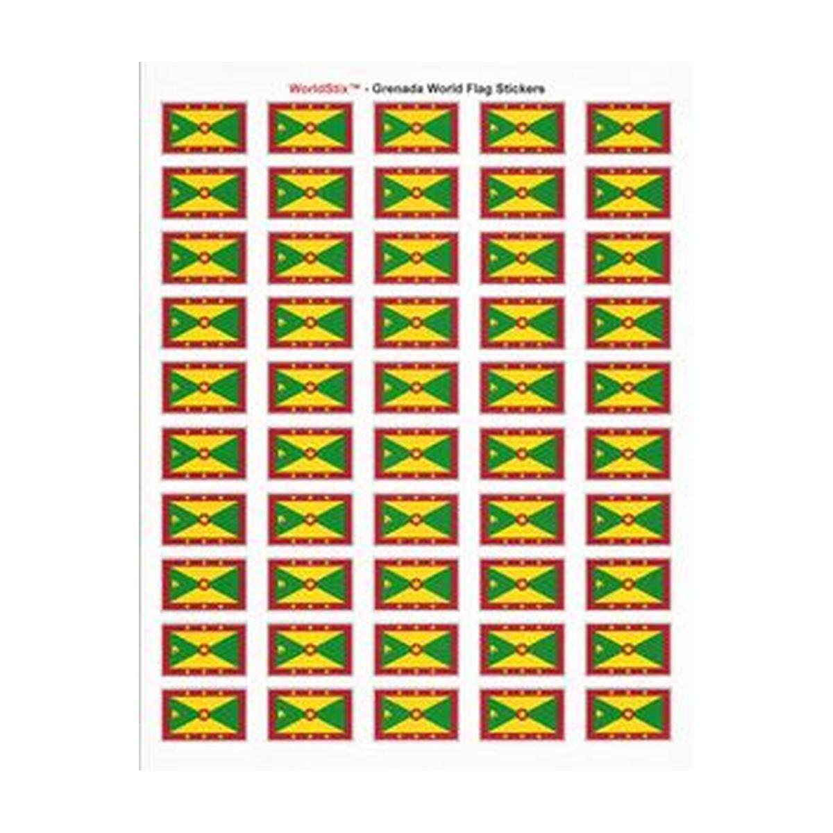 Grenada Sheet of 50 Stickers