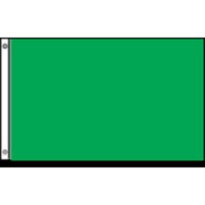 Green Solid Color Flag