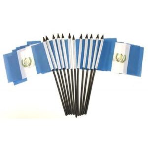 Guatemala Miniature Flags – 12 Pack