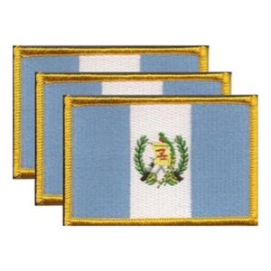 Guatemala Flag PatchPack of 3