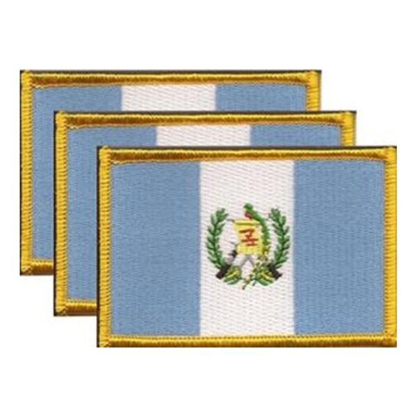 Guatemala Flag PatchPack of 3