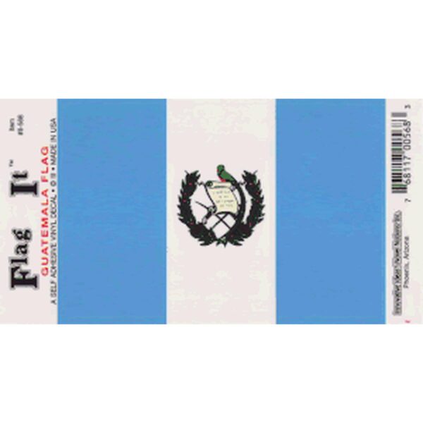 Guatemala Flag DecalPack of 6