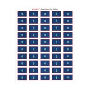 Guam Sheet of 50 Stickers