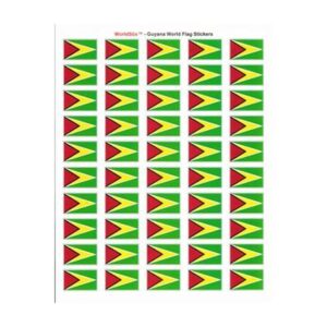 Guyana Sheet of 50 Stickers