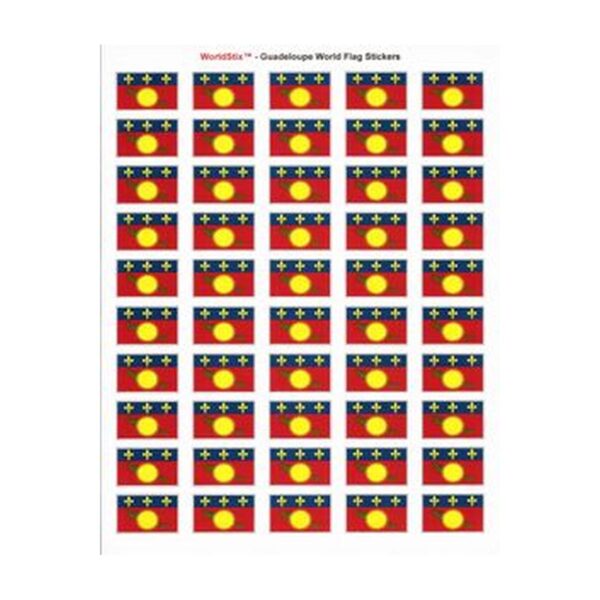 Guadeloupe Sheet of 50 Stickers