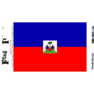 Haiti Flag DecalPack of 6