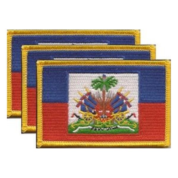 Haiti Flag PatchPack of 3