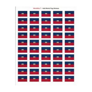 Haiti Sheet of 50 Stickers